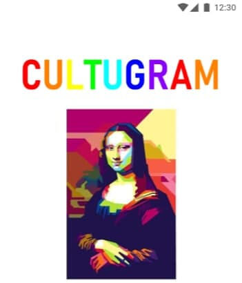 Cultugram welcome screen