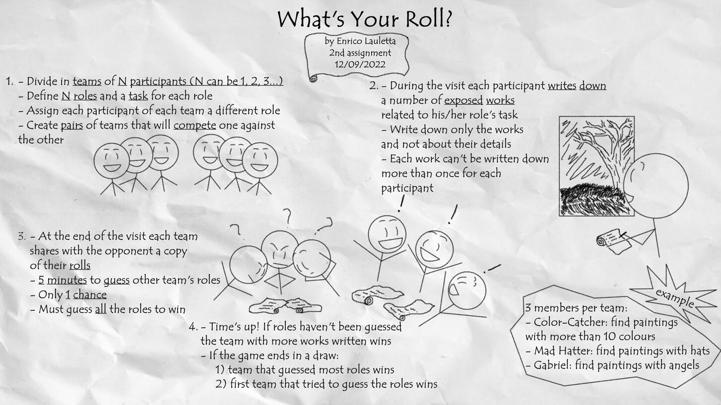 What's Your Roll? one pager