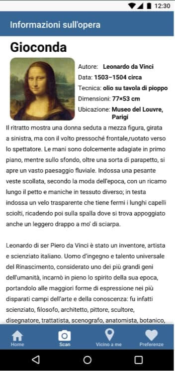 Artwork information page