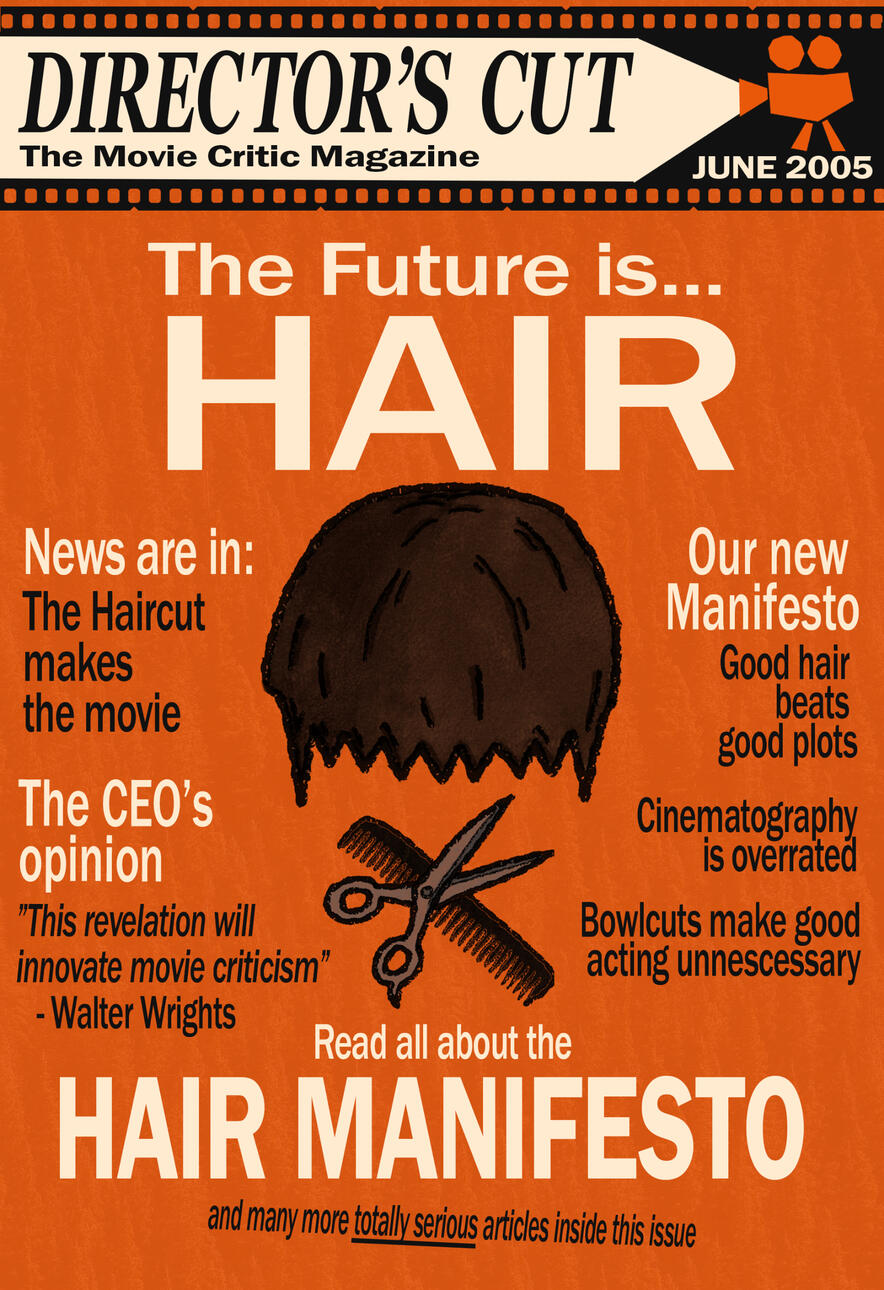 Magazine cover of the hair manifesto